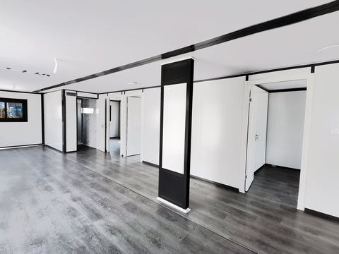 40 FT 3 - Bedroom Prefab Modular Home – Off - Grid Folding House with Kitchen & Electric Setup | SKU: S020940FT - Prefab Modular Home | 40FT Off - Grid Container House with | Sold by Uncle Wiener's Wholesale