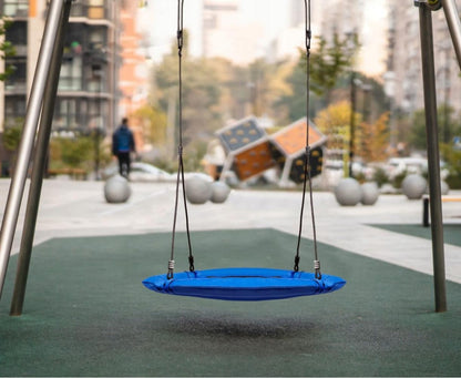 40" Round Kids Tree Swing with Adjustable Ropes – Indoor & Outdoor - with Red | Sold by Uncle Wiener's Wholesale