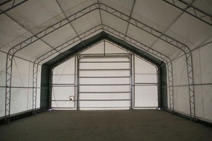 40′ WIDE DOUBLE TRUSS STORAGE BUILDINGS - with Standard 40X60X23 14.5 OZ PVC | Sold by Uncle Wiener's Wholesale