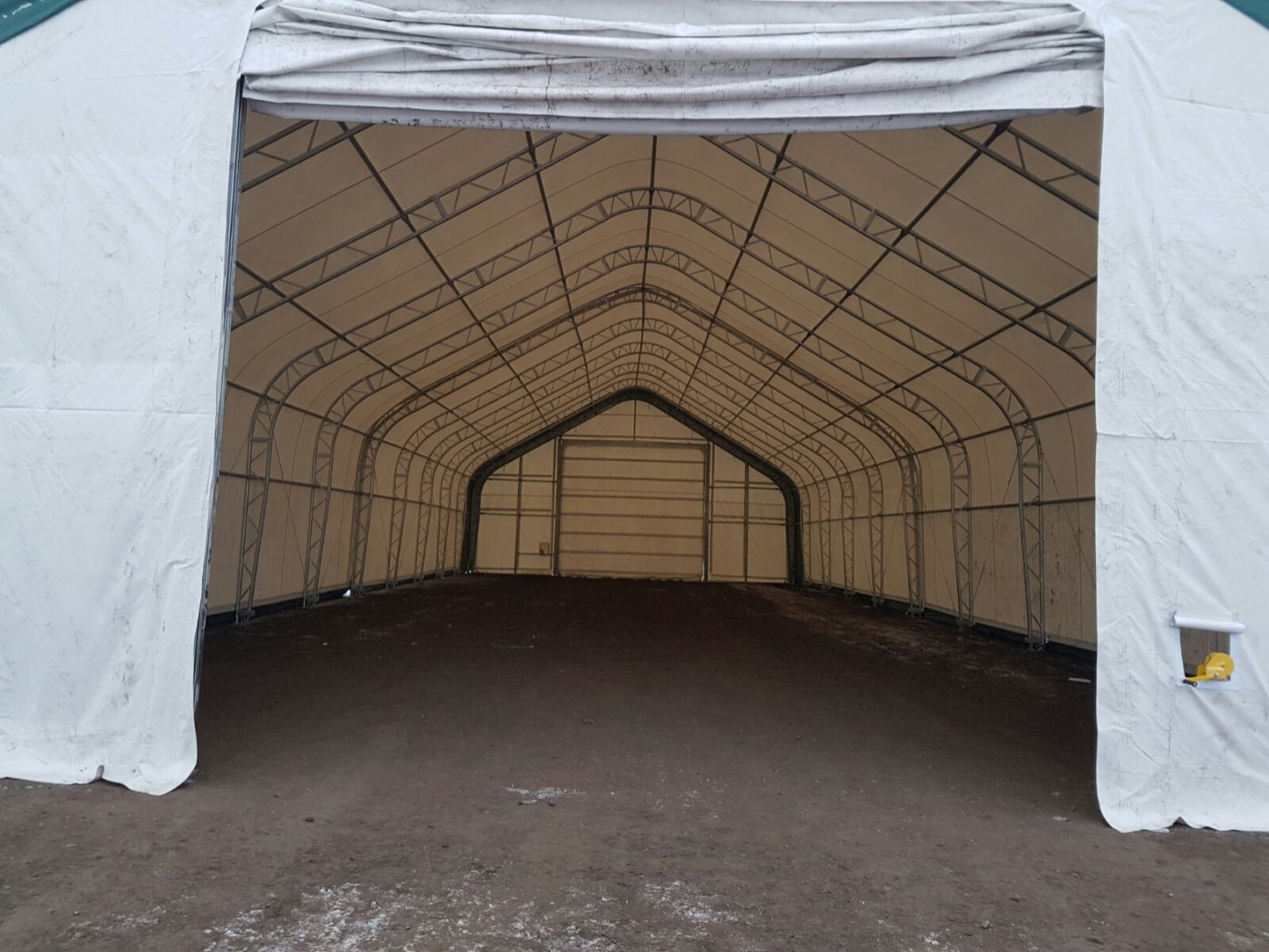40′ WIDE DOUBLE TRUSS STORAGE BUILDINGS - with Standard 40X60X23 14.5 OZ PVC | Sold by Uncle Wiener's Wholesale