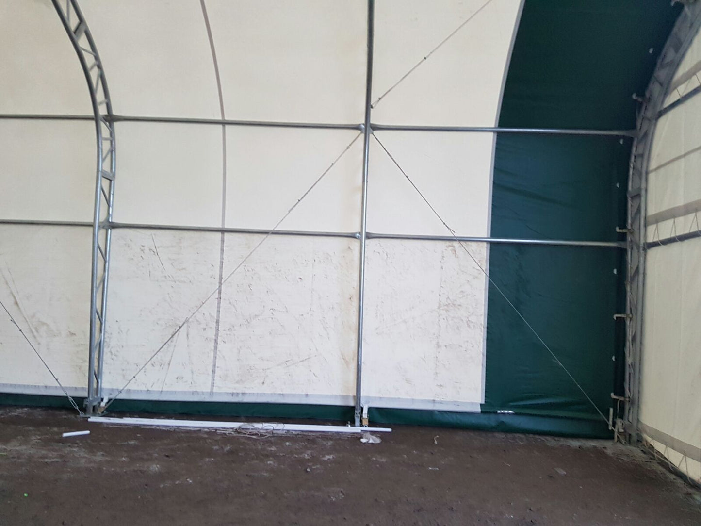 40′ WIDE DOUBLE TRUSS STORAGE BUILDINGS - with Standard 40X60X23 14.5 OZ PVC | Sold by Uncle Wiener's Wholesale