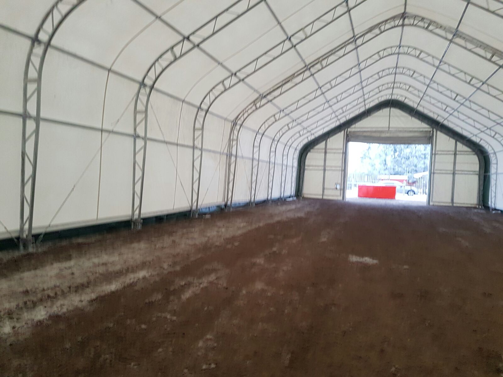 40′ WIDE DOUBLE TRUSS STORAGE BUILDINGS - with Standard 40X60X23 14.5 OZ PVC | Sold by Uncle Wiener's Wholesale