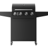 40,000 BTU Gas BBQ Grill – Outdoor Propane Barbecue with Cast Iron Grates | Model EQB40BA - with | Sold by Uncle Wiener's Wholesale