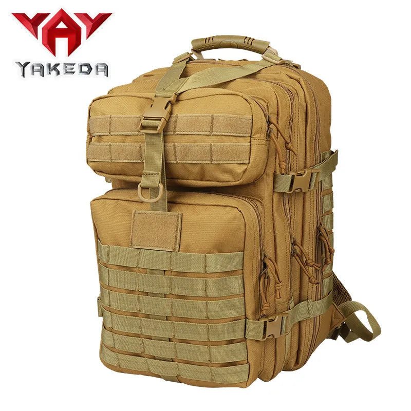 40L Tactical MOLLE Backpack ACU Woodlands – Military Army Outdoor Hiking Camping Pack - Camping Gear with Tan | Sold by Uncle Wiener's Wholesale