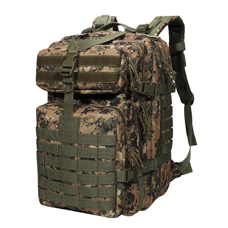 40L Tactical MOLLE Backpack ACU Woodlands – Military Army Outdoor Hiking Camping Pack - with Woodlands Digital Camo | Sold by Uncle Wiener's Wholesale