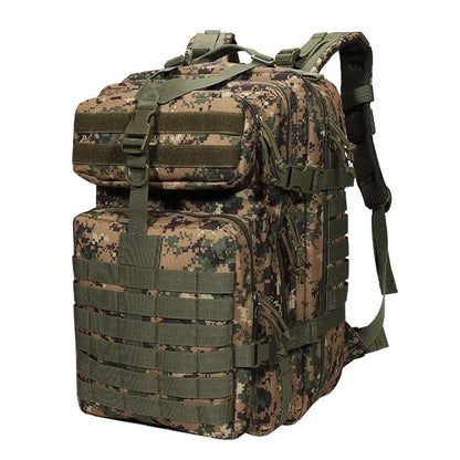 40L Tactical MOLLE Backpack ACU Woodlands – Military Army Outdoor Hiking Camping Pack - with Woodlands Digital Camo | Sold by Uncle Wiener's Wholesale