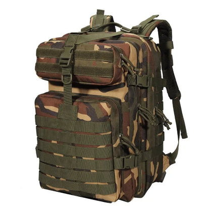 40L Tactical MOLLE Backpack ACU Woodlands – Military Army Outdoor Hiking Camping Pack - with Woodlands Camo | Sold by Uncle Wiener's Wholesale