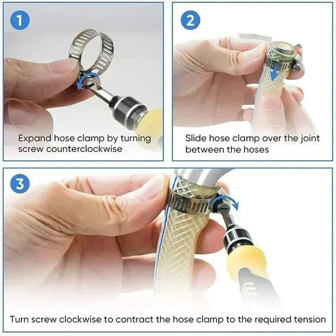 40pcs 6 - 29mm Pipe Clamp Stainless Steel Fuel Clamp Set FS090532 - with | Sold by Uncle Wiener's Wholesale