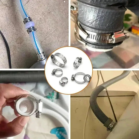 40pcs 6 - 29mm Pipe Clamp Stainless Steel Fuel Clamp Set FS090532 - with | Sold by Uncle Wiener's Wholesale