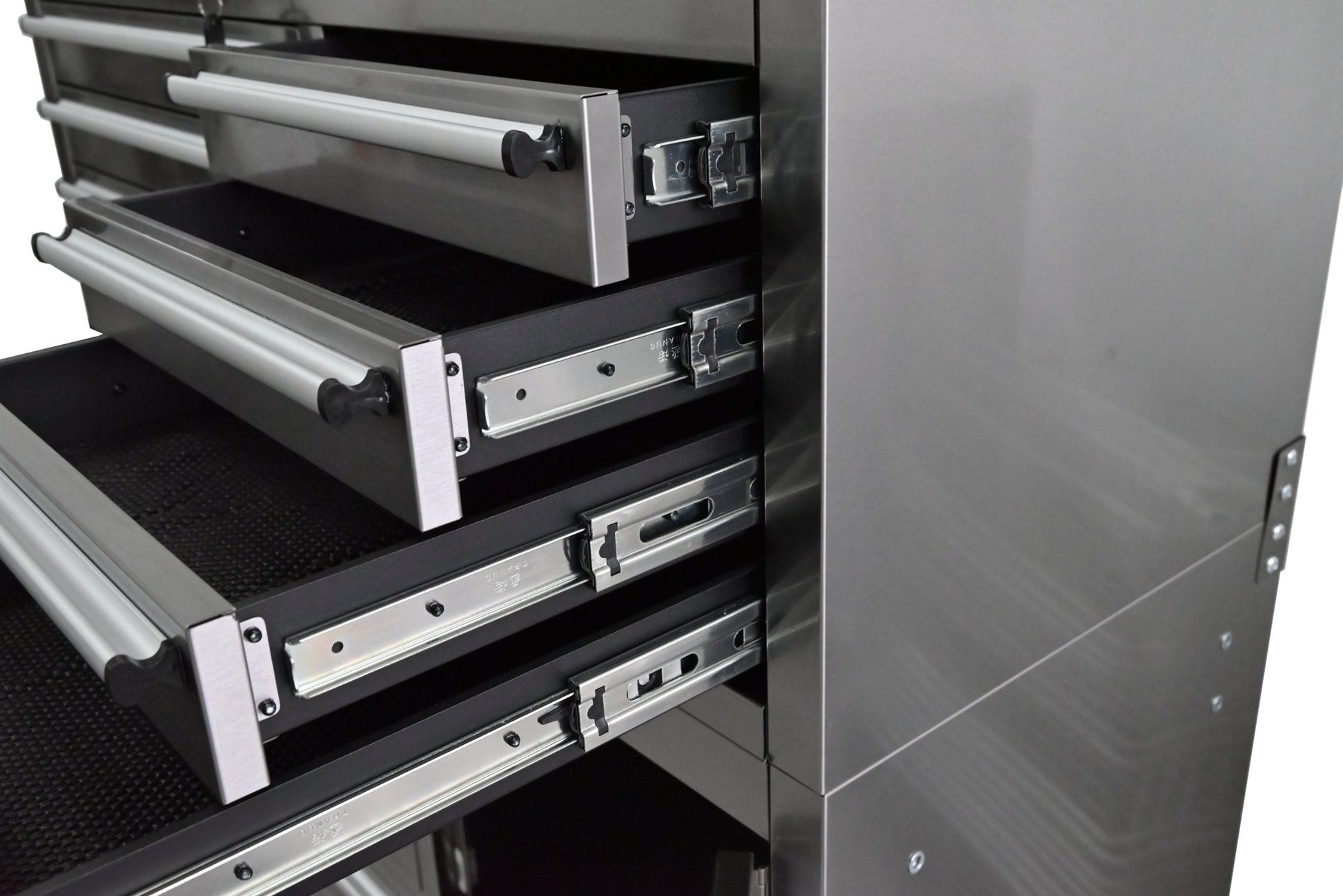 41 - Inch 14 - Drawer Stainless Steel Tool Bench with 5” Locking Casters – TB4118S - with | Sold by Uncle Wiener's Wholesale