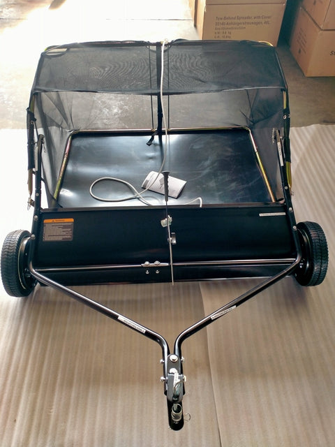 42" Tow - Behind Lawn Sweeper for Tractors – 12.9 cu.ft Hopper, 10" Brush, Solid Wheels GT1108 - with | Sold by Uncle Wiener's Wholesale