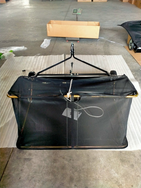 42" Tow - Behind Lawn Sweeper for Tractors – 12.9 cu.ft Hopper, 10" Brush, Solid Wheels GT1108 - with | Sold by Uncle Wiener's Wholesale