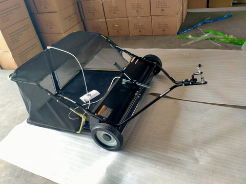 42" Tow - Behind Lawn Sweeper for Tractors – 12.9 cu.ft Hopper, 10" Brush, Solid Wheels GT1108 - with | Sold by Uncle Wiener's Wholesale