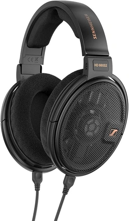 Sennheiser HD 660S2 Open-Back Audiophile Wired Headphones - Black