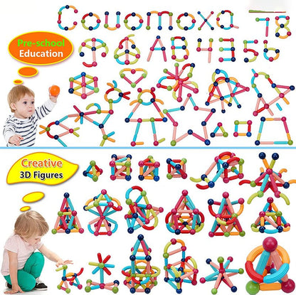 42PCS Magnetic Building Blocks Set Kids DIY Construction Educational Toy CPS275857 - with | Sold by Uncle Wiener's Wholesale