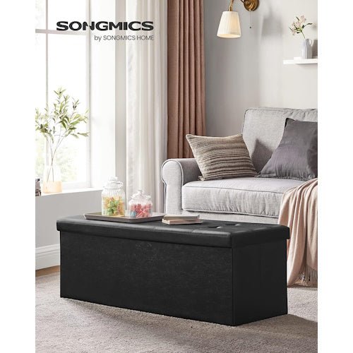 43" Folding Storage Ottoman Bench Footrest Padded Seat ULSF701 - with | Sold by Uncle Wiener's Wholesale