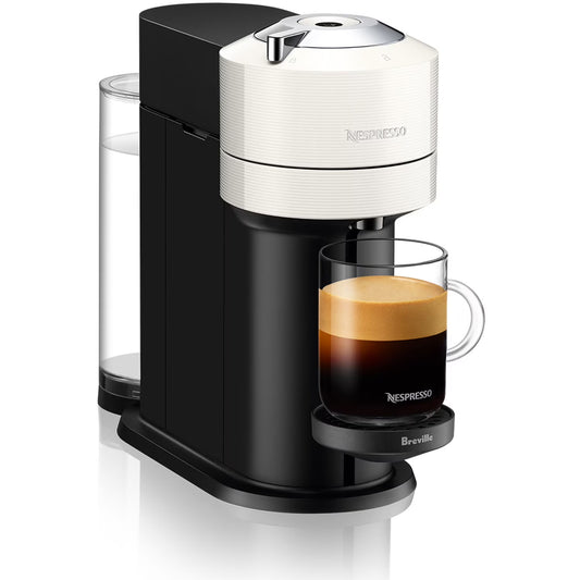 Nespresso Vertuo Next Coffee & Espresso Machine by DeLonghi – White Pod Coffee Maker 44387012027 44387012027