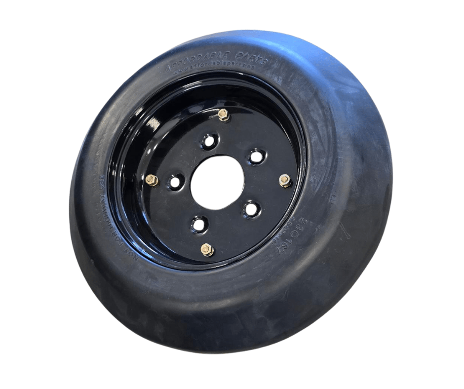 4.5-8 Semi-Pneumatic Bourgault Replacement Packer Wheel Assemblies, V-Packer or Smooth Style for Air Drill & Seeding Equipment - with 4.5-8 Semi-Pneumatic V-Packer Bourgault Replacement | Sold by Uncle Wiener's Wholesale