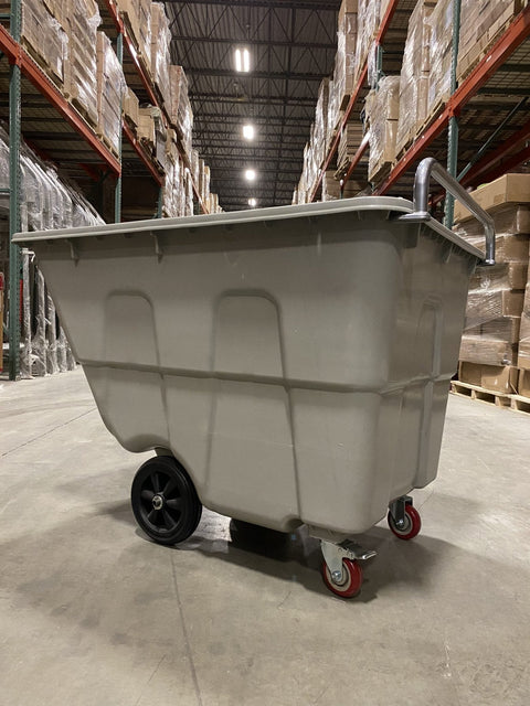 450L Rolling Dump Bin Tilt Truck – Heavy - Duty Recycling & Garbage Cart with Wheels (Model BL216) - with | Sold by Uncle Wiener's Wholesale