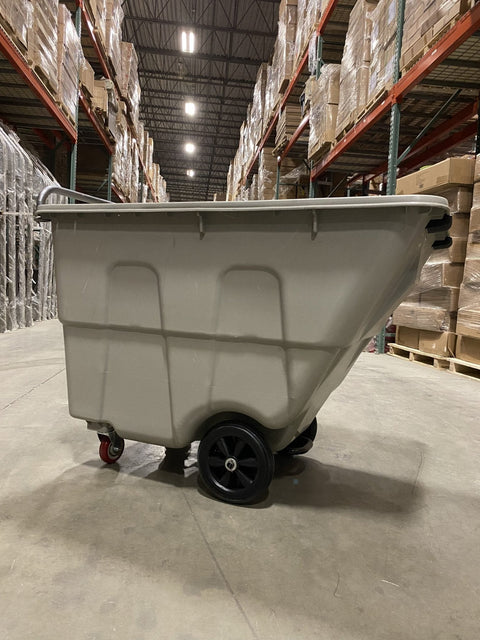 450L Rolling Dump Bin Tilt Truck – Heavy - Duty Recycling & Garbage Cart with Wheels (Model BL216) - with | Sold by Uncle Wiener's Wholesale