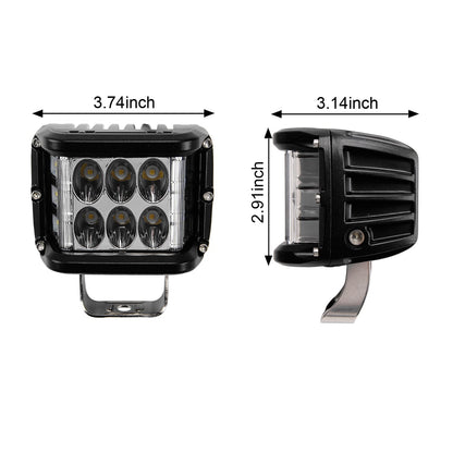45W Side Shooter LED Strobe Light Bar – Wide Beam Off - Road Work Light – 445WF - with | Sold by Uncle Wiener's Wholesale