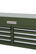 46" Heavy - Duty 8 - Drawer Upper Tool Chest – Steel Workshop Storage Cabinet - with 46" Upper Tool Chest – Olive Green | Sold by Uncle Wiener's Wholesale