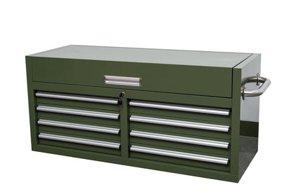 46" Heavy - Duty 8 - Drawer Upper Tool Chest – Steel Workshop Storage Cabinet - with 46" Upper Tool Chest – Olive Green | Sold by Uncle Wiener's Wholesale