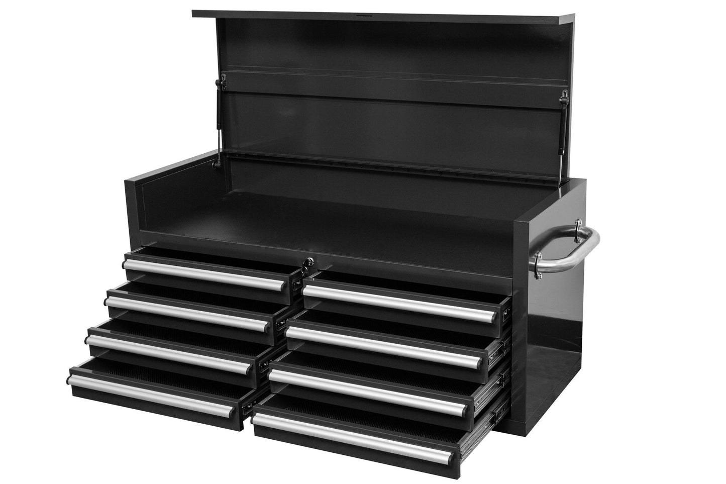 46" Heavy - Duty 8 - Drawer Upper Tool Chest – Steel Workshop Storage Cabinet - with 46" Upper Tool Chest – Gray | Sold by Uncle Wiener's Wholesale