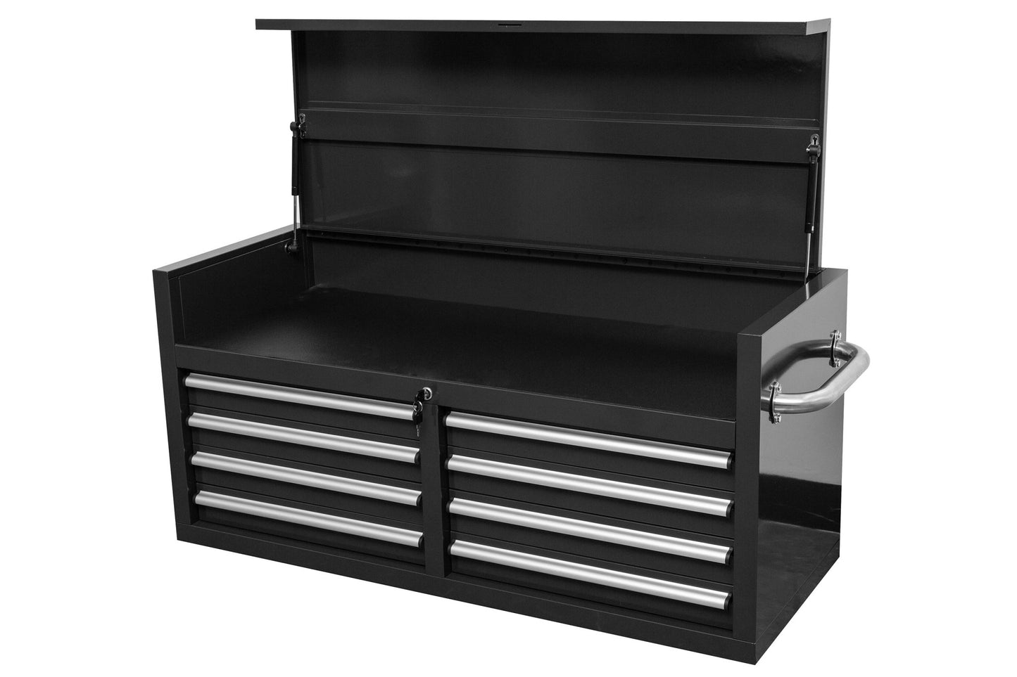 46" Heavy - Duty 8 - Drawer Upper Tool Chest – Steel Workshop Storage Cabinet - with 46" Upper Tool Chest – Gray | Sold by Uncle Wiener's Wholesale