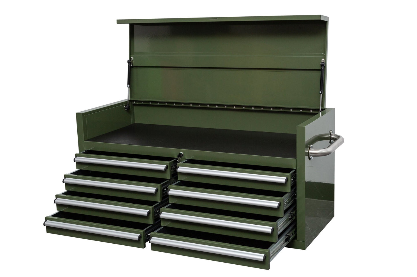 46" Heavy - Duty 8 - Drawer Upper Tool Chest – Steel Workshop Storage Cabinet - with 46" Upper Tool Chest – Dark Blue | Sold by Uncle Wiener's Wholesale