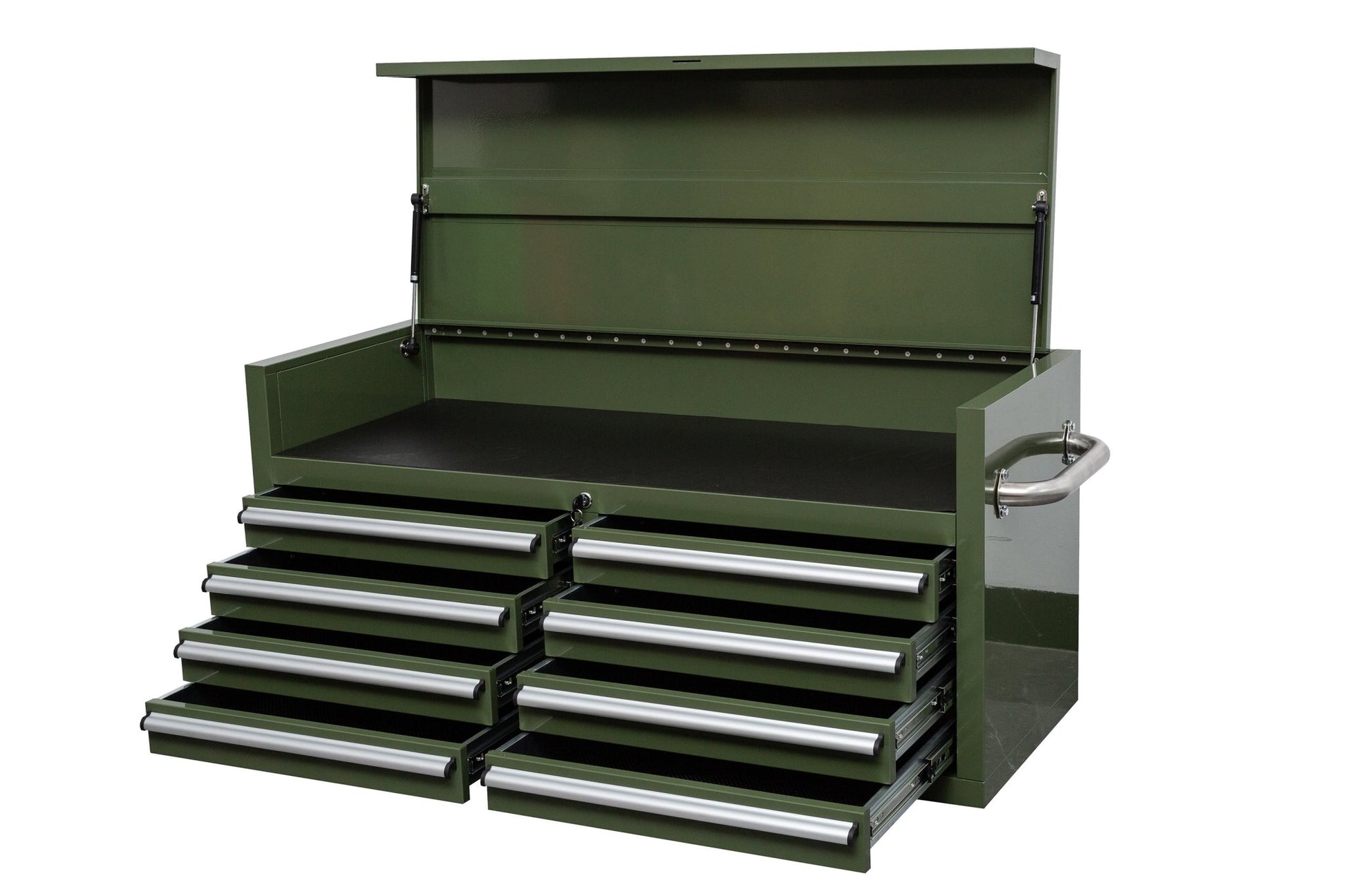 46" Heavy - Duty 8 - Drawer Upper Tool Chest – Steel Workshop Storage Cabinet - with 46" Upper Tool Chest – Dark Blue | Sold by Uncle Wiener's Wholesale