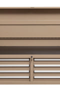 46" Heavy - Duty 8 - Drawer Upper Tool Chest – Steel Workshop Storage Cabinet - with 46" Upper Tool Chest – Desert Sand | Sold by Uncle Wiener's Wholesale