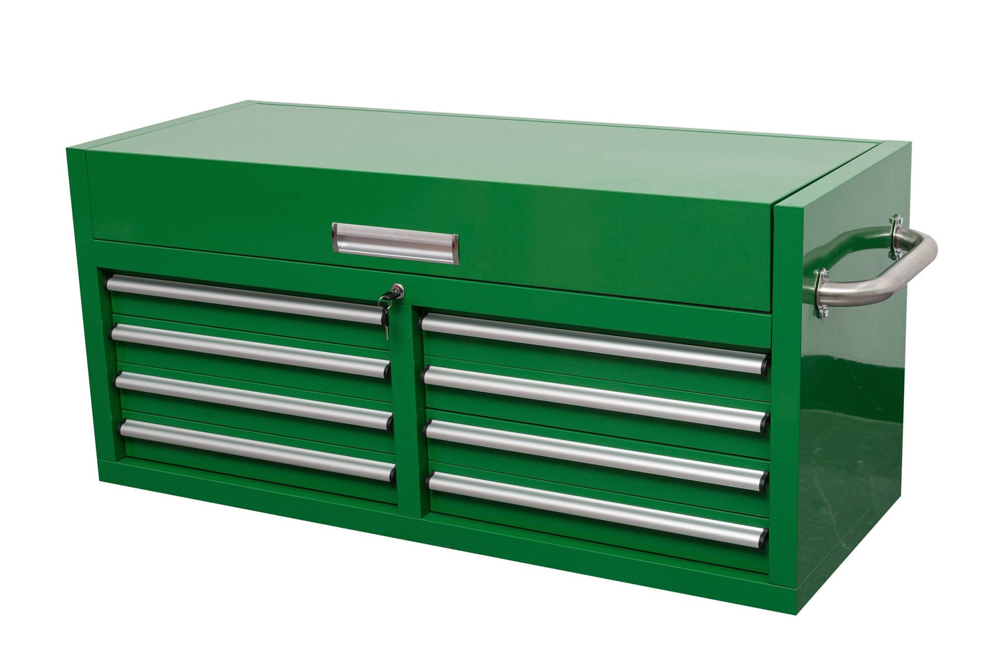 46" Heavy - Duty 8 - Drawer Upper Tool Chest – Steel Workshop Storage Cabinet - with 46" Upper Tool Chest – Emerald Green | Sold by Uncle Wiener's Wholesale