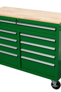 46" Rolling Tool Workbench – Heavy - Duty Mobile Storage Cabinet with 9 Drawers - with White | Sold by Uncle Wiener's Wholesale