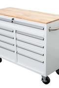 46" Rolling Tool Workbench – Heavy - Duty Mobile Storage Cabinet with 9 Drawers - with White | Sold by Uncle Wiener's Wholesale