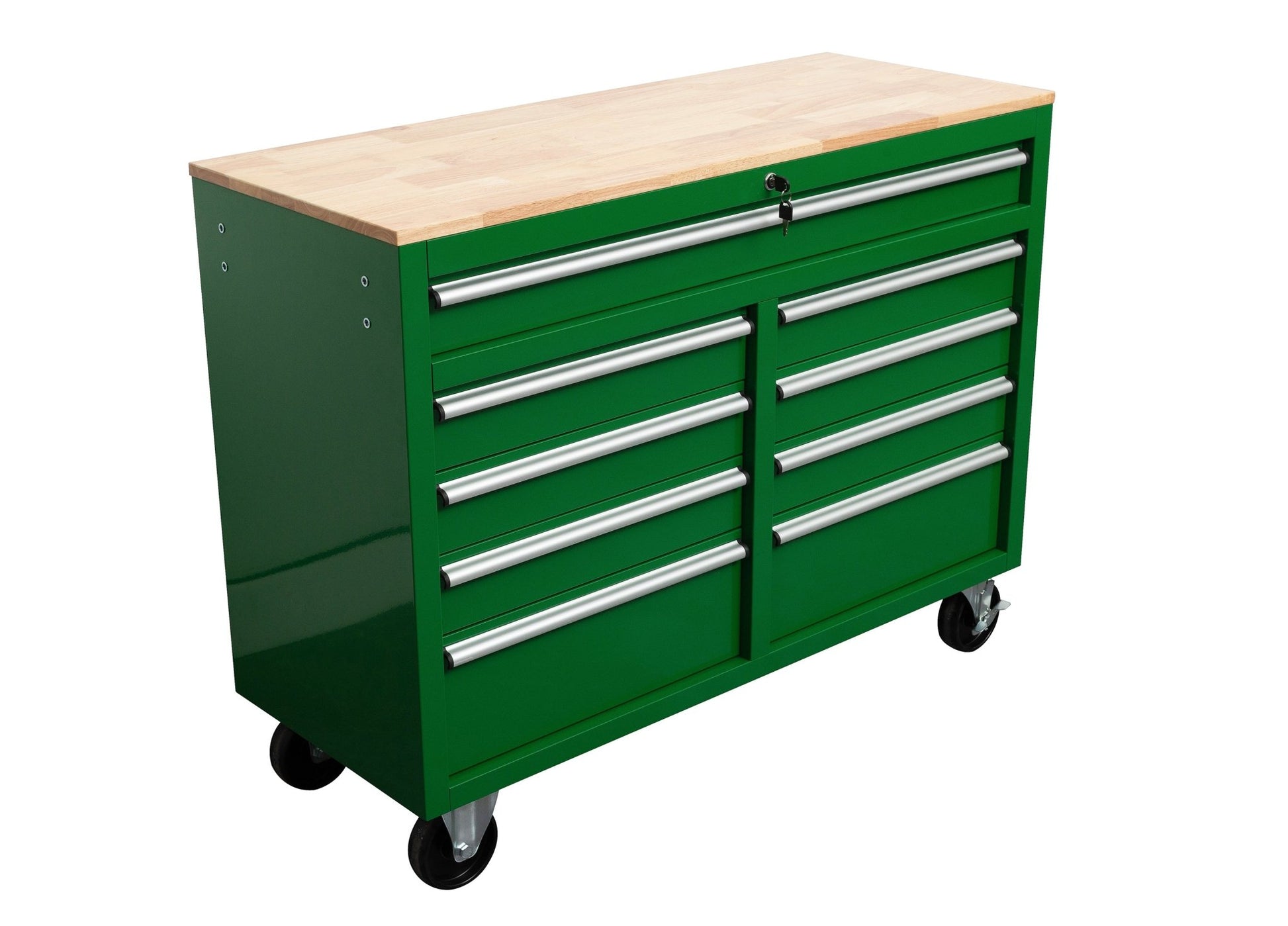 46" Rolling Tool Workbench – Heavy - Duty Mobile Storage Cabinet with 9 Drawers - with White | Sold by Uncle Wiener's Wholesale