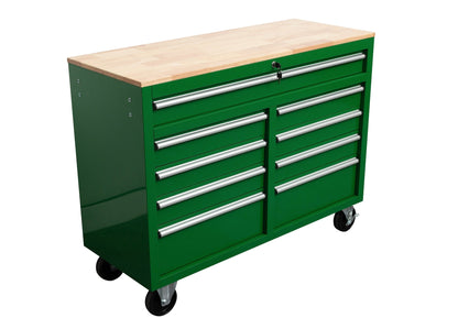 46" Rolling Tool Workbench – Heavy - Duty Mobile Storage Cabinet with 9 Drawers - with White | Sold by Uncle Wiener's Wholesale