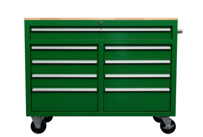 46" Rolling Tool Workbench – Heavy - Duty Mobile Storage Cabinet with 9 Drawers - with White | Sold by Uncle Wiener's Wholesale