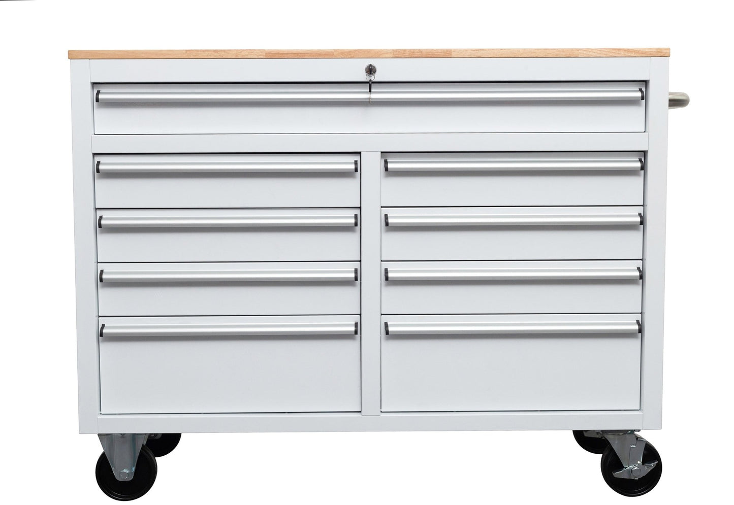 46" Rolling Tool Workbench – Heavy - Duty Mobile Storage Cabinet with 9 Drawers - with Emerald Green JD | Sold by Uncle Wiener's Wholesale