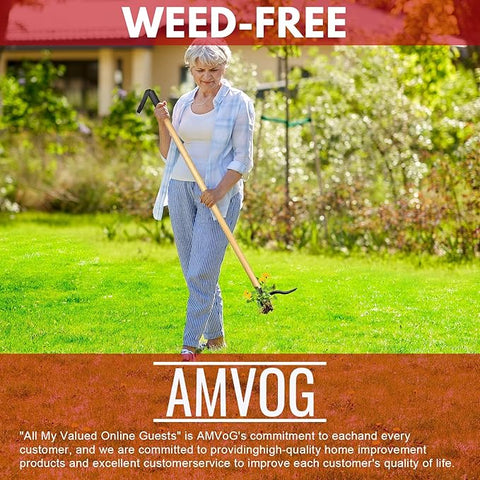 46" Stand - Up Weed Puller Tool – Heavy - Duty No - Bend Garden Weed Remover | Model 9161151 - with | Sold by Uncle Wiener's Wholesale