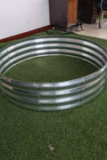 47" Round Metal Raised Garden Bed – Galvanized Steel Circular Planter for Vegetables & Flowers 929523 - with | Sold by Uncle Wiener's Wholesale
