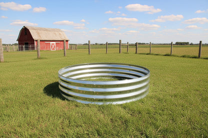 47" Round Metal Raised Garden Bed – Galvanized Steel Circular Planter for Vegetables & Flowers 929523 - with | Sold by Uncle Wiener's Wholesale