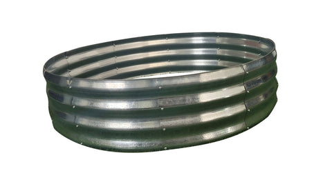 47" Round Metal Raised Garden Bed – Galvanized Steel Circular Planter for Vegetables & Flowers 929523 - with | Sold by Uncle Wiener's Wholesale