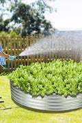 47" Round Metal Raised Garden Bed – Galvanized Steel Circular Planter for Vegetables & Flowers 929523 - with | Sold by Uncle Wiener's Wholesale