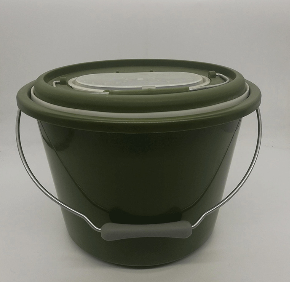 Fishing Bait & Live Catch Bucket with Strainer Insert – Heavy-Duty Angler Pail 47911410