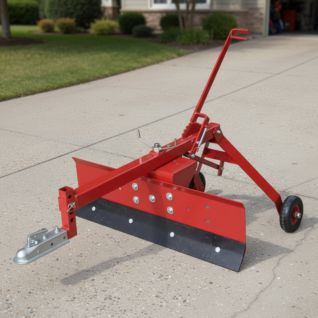 48″ ATV Grader Blade with 180° Rotating Blade & Replaceable Edge – 50mm Ball Hitch Model CNJATVGB4 - with | Sold by Uncle Wiener's Wholesale