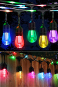 48 FT 15 Solar RGB Bulb String Light – Wedding & Outdoor Décor 910650 - with | Sold by Uncle Wiener's Wholesale