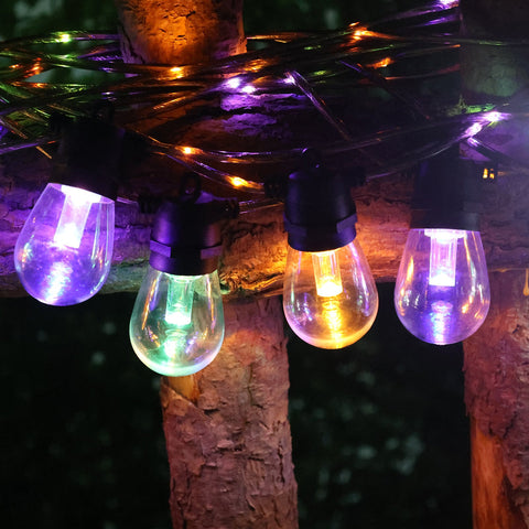 48 FT 15 Solar RGB Bulb String Light – Wedding & Outdoor Décor 910650 - with | Sold by Uncle Wiener's Wholesale