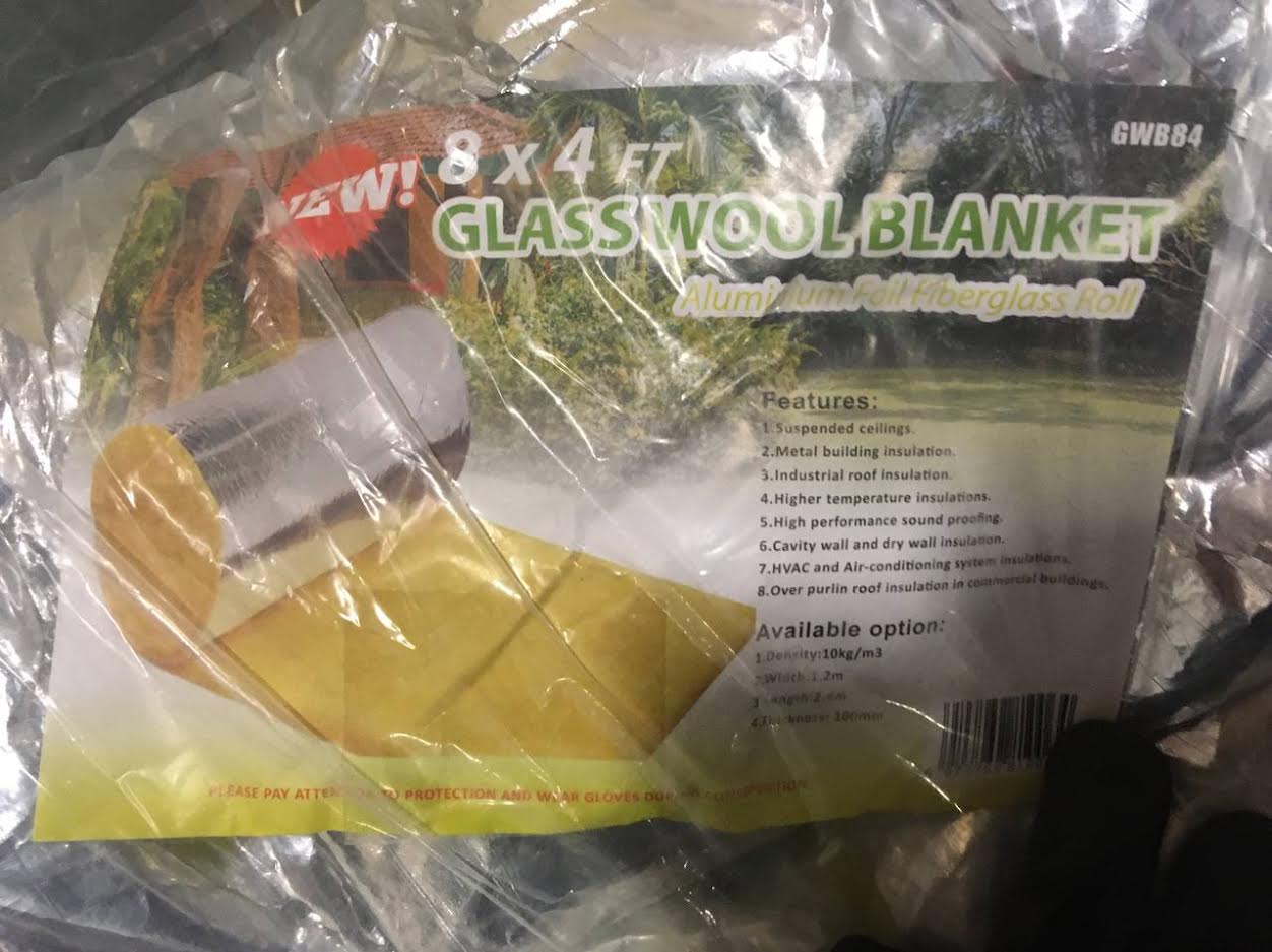 4×8 FT Aluminum Foil Back Insulation Board – 100 mm Thick GWB84 - with | Sold by Uncle Wiener's Wholesale