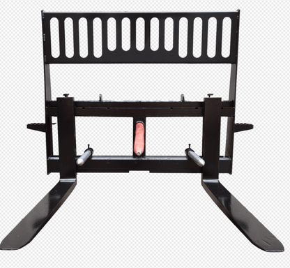 48" Hay Bale Spear Fork Attachment – Heavy - Duty Skid Steer Loader Implement | Model 48DSF - Skid Steer Attachment with | Sold by Uncle Wiener's Wholesale